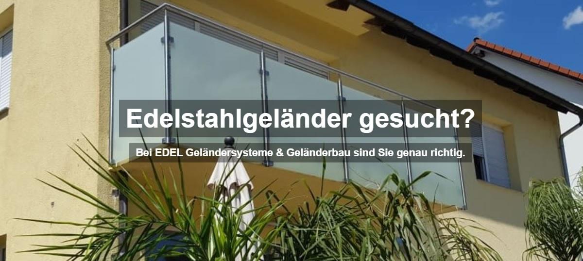 Edelstahlgeländer Nordheim »;EDELGELÄNDER.de ✔ Geländerbau, Treppengeländer