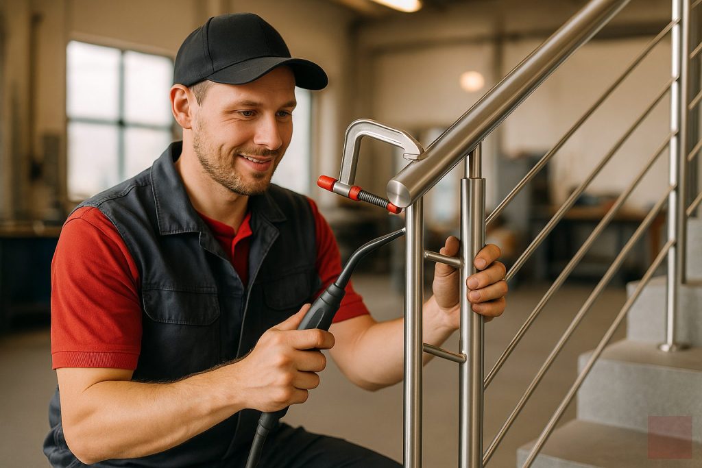 Edelstahlgeländer Montage – Schmid & Jakobs